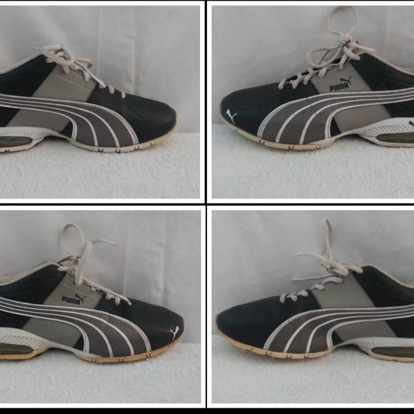 Puma Black Gray Running Sneakers - Picture 4 of 4